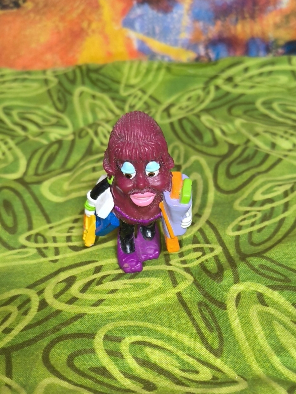 Vtg California Raisins Anita Break Loose 2.25" PVC Figure Hardees 1991